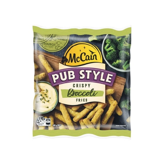 McCain Pub Style Cauliflower or Broccoli Veggie Fries 500g