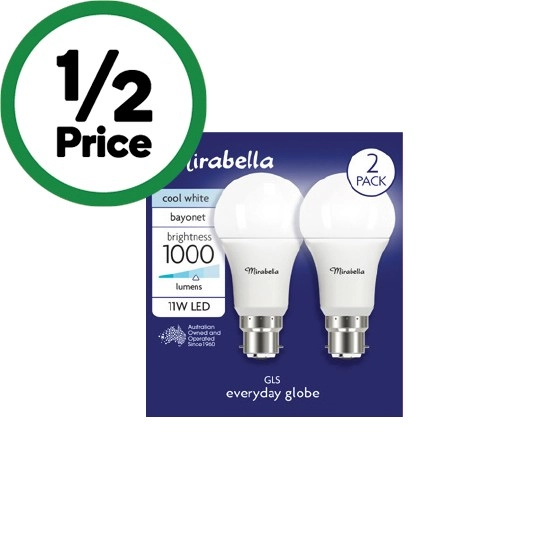 Mirabella LED 11W Cool White Pk 2