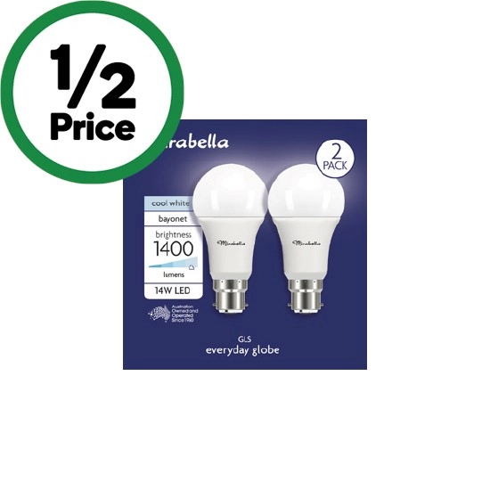 Mirabella LED 14W Cool White Pk 2