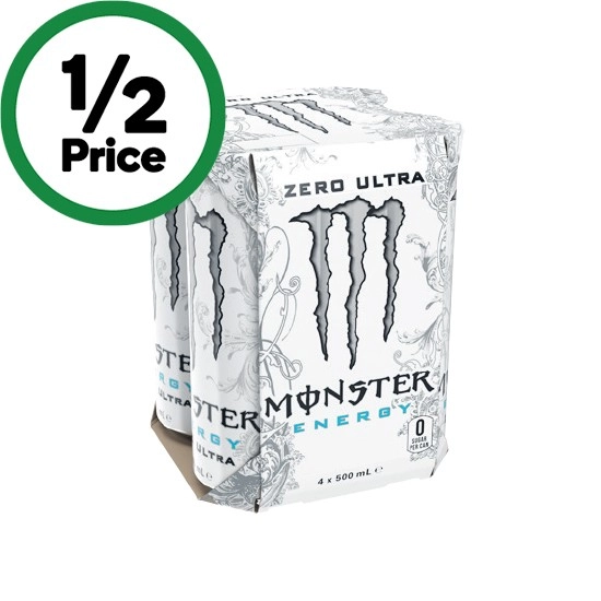 Monster Energy Drink 4 x 500ml