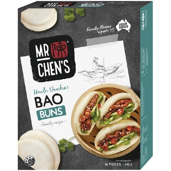 Mr Chen's Bao Buns 640g Pk 16 – From the Freezer