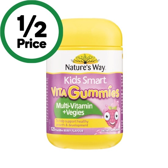 Nature's Way Kids Smart Vita Gummies Multi-Vitamin Pk 120~