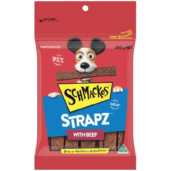 Schmackos Strapz Dog Treats 200g