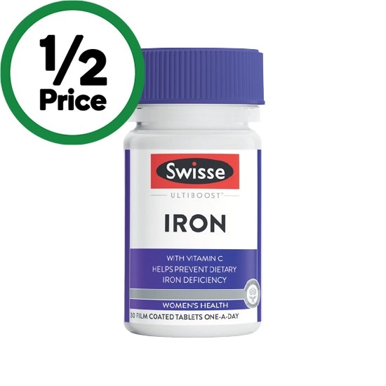 Swisse Ultiboost Iron Tablets Pk 30~