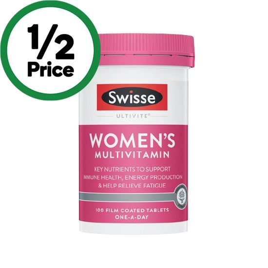 Swisse Ultivite Women's Multivitamin Tablets Pk 100~