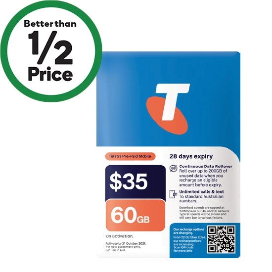 Telstra Starter Pack $35‡