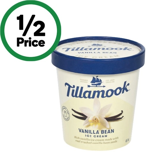 Tillamook Ice Cream Varieties 457ml – From the Freezer