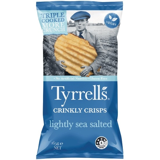 Tyrrell’s Crinkly Crisps 165g