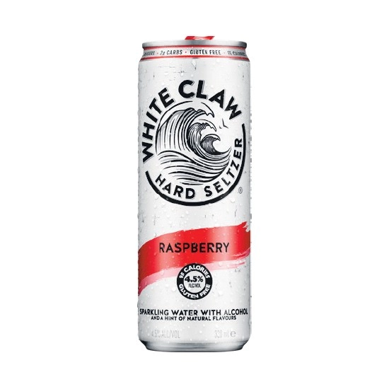 White Claw Raspberry Cans 4x330ml