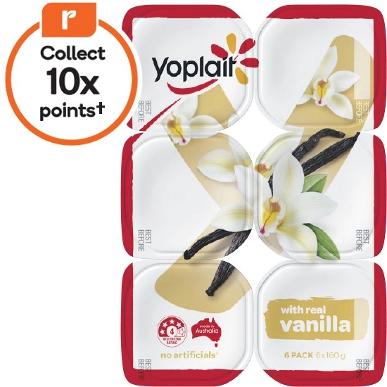 Yoplait or Yoplait Zero 160g Pk 6 – From the Fridge