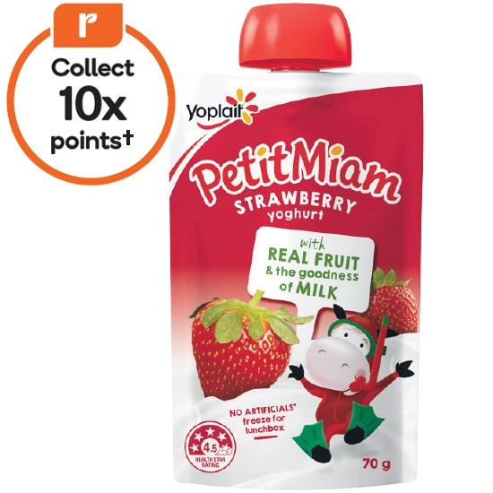 Yoplait Petit Miam Kids Yoghurt Pouch 70g – From the Fridge