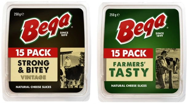 Bega Cheese Block, Slices or Grated 250g