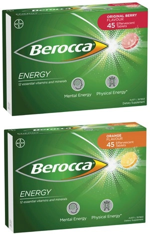 Berocca Energy Effervescents 45 Pack^