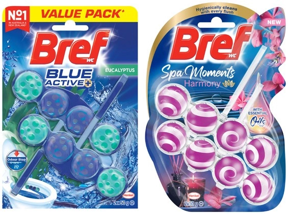 Bref Toilet Rimblock Twin Pack 100g