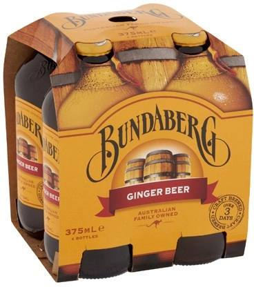 Bundaberg Brewed Soft Drink 4x375mL