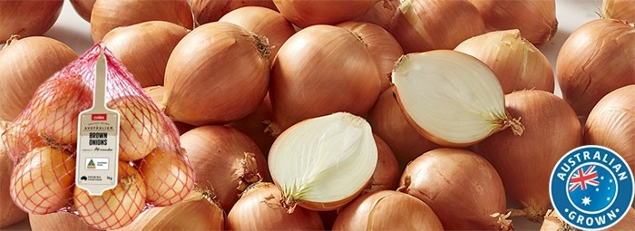 Coles Australian Brown Onions 1kg Bag