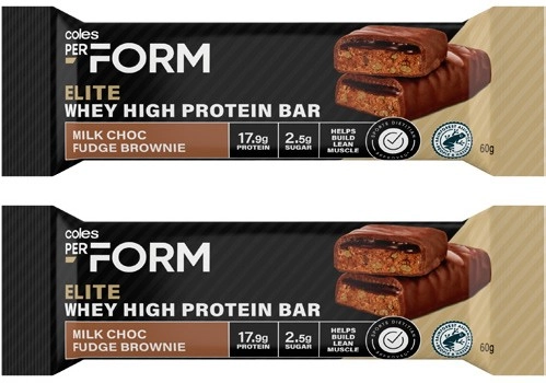 Coles PerForm Elite High Protein Bar 60g