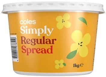 Coles Simply Regular Spread 1kg