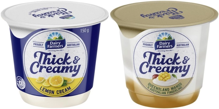 Dairy Farmers Thick & Creamy Yoghurt 140g or 150g