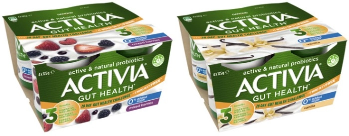 Danone Activia Yoghurt 4x125g