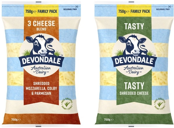 Devondale Cheese Shredded 750g