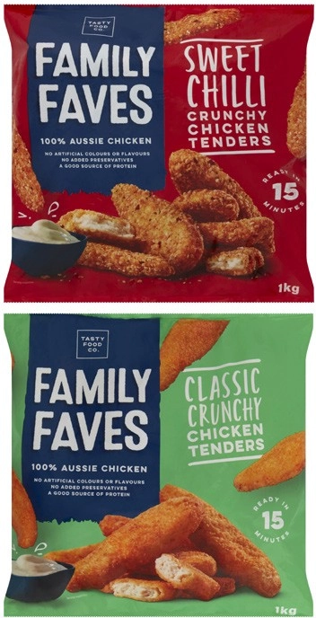 Family Faves Chicken Tenders or Chips 1kg