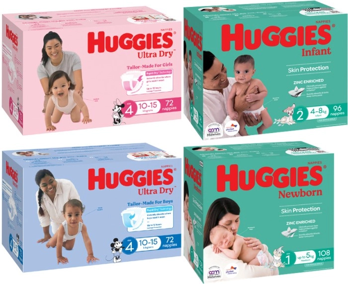 Huggies Ultra Dry Jumbo Nappies 60 Pack-108 Pack