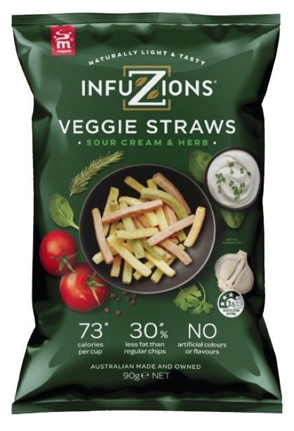 Infuzions Veggie Straws 90g