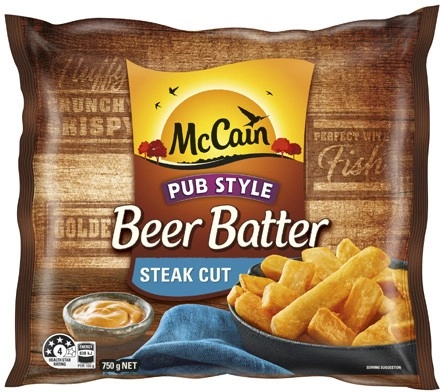 McCain Beer Batter Chips 750g