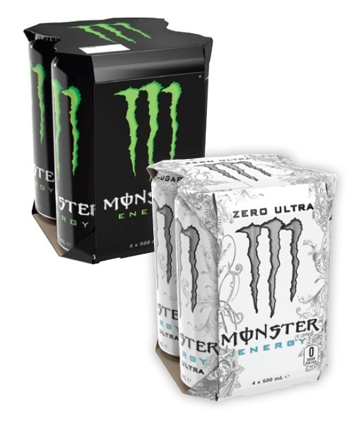 Monster Energy Drink 4x500mL