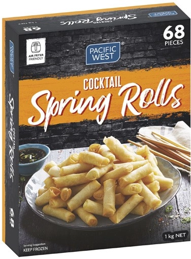 Pacific West Cocktail Spring Rolls 1kg