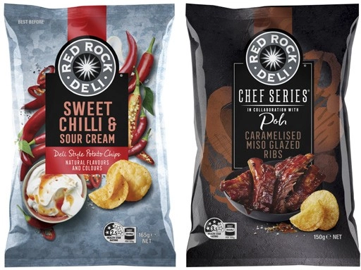 Red Rock Deli Potato Chips 150g-165g