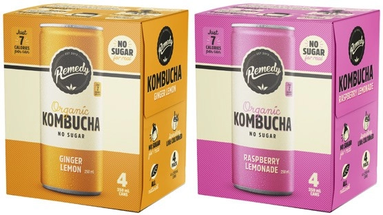 Remedy Kombucha 4x250mL