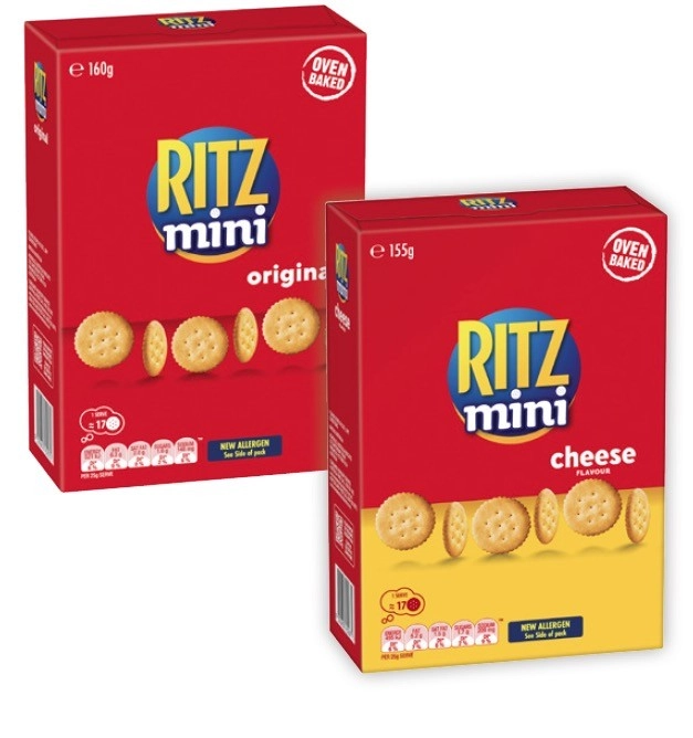 Ritz Sharepack Mini Crackers 155g-160g