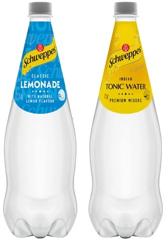 Schweppes Mixers, Soft Drink or Mineral Water 1.1 Litre