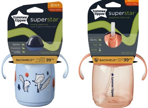 Tommee Tippee Superstar Weighted Straw Cup or Training Sippee Cup 6 Months+ 1 Each