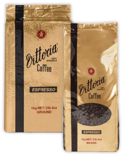 Vittoria Espresso Coffee Beans or Ground 1kg