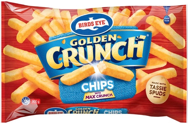 Birds Eye Golden Crunch Chips 900g Selected Varieties