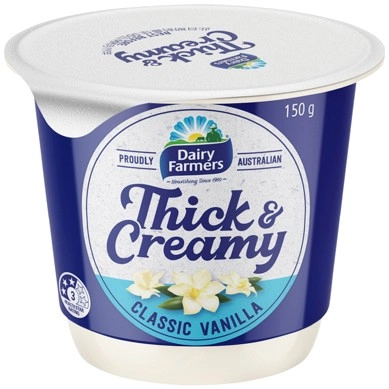 Dairy Farmers Thick & Creamy Yoghurt 150g Selected Varieties