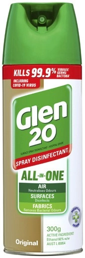 Glen 20 Disinfectant Spray 300g Selected Varieties*