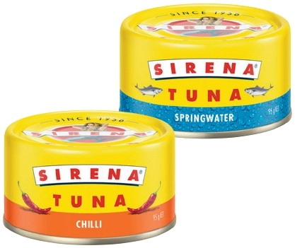 Sirena Tuna 95g Selected Varieties