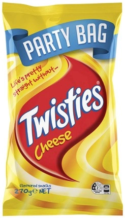 Twisties 250-270g, Burger Rings 220g, Cheetos 150-190g, Smith’s Crinkle Cut 150-170g or Double Crunch Chips 150g Selected Varieties