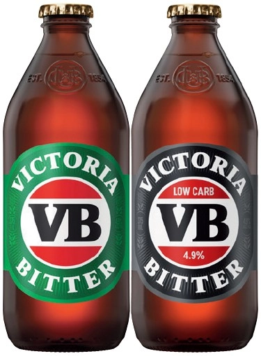 Victoria Bitter or Victoria Bitter Low Carb 24 Pack