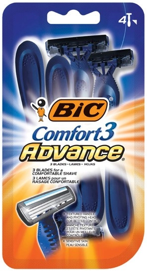 BIC Comfort 3 Advance Shavers 4 Pack