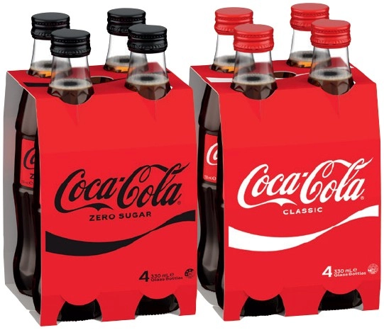 Coca‑Cola 4x330mL Selected Varieties