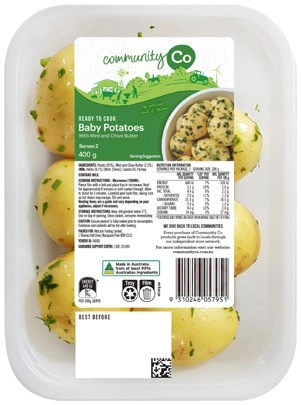 Community Co Baby Potatoes with Herb Butter 400g