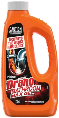 Drano Bathroom or Kitchen Max Gel 770mL