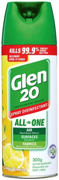 Glen 20 Disinfectant Spray 300g Selected Varieties*