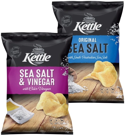 Kettle Potato Chips 150‑165g Selected Varieties