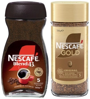 Nescafé Gold 90-100g or Blend43 Instant Coffee 140-150g Selected Varieties